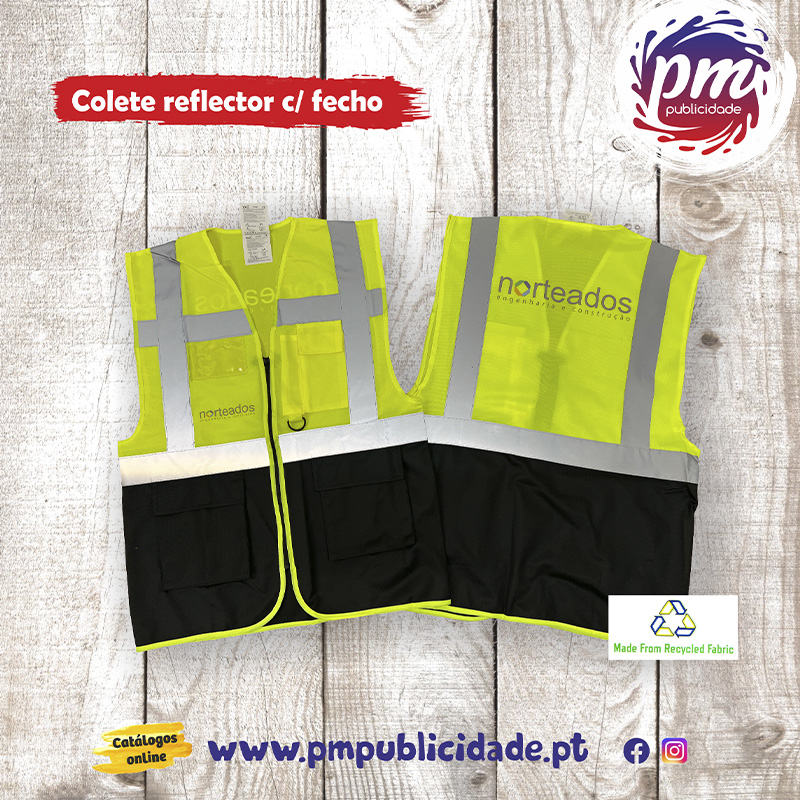 Colete Refletor com fecho