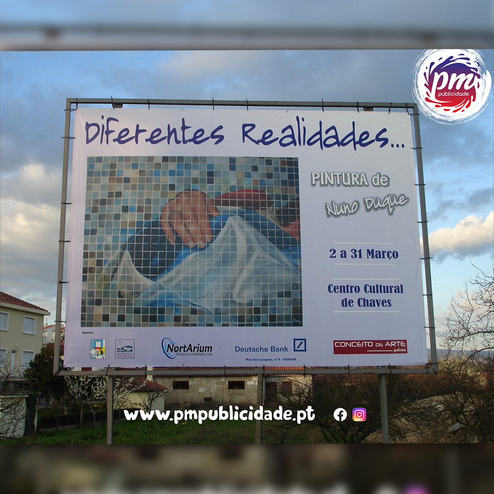 Lona Exposição Nuno Duque