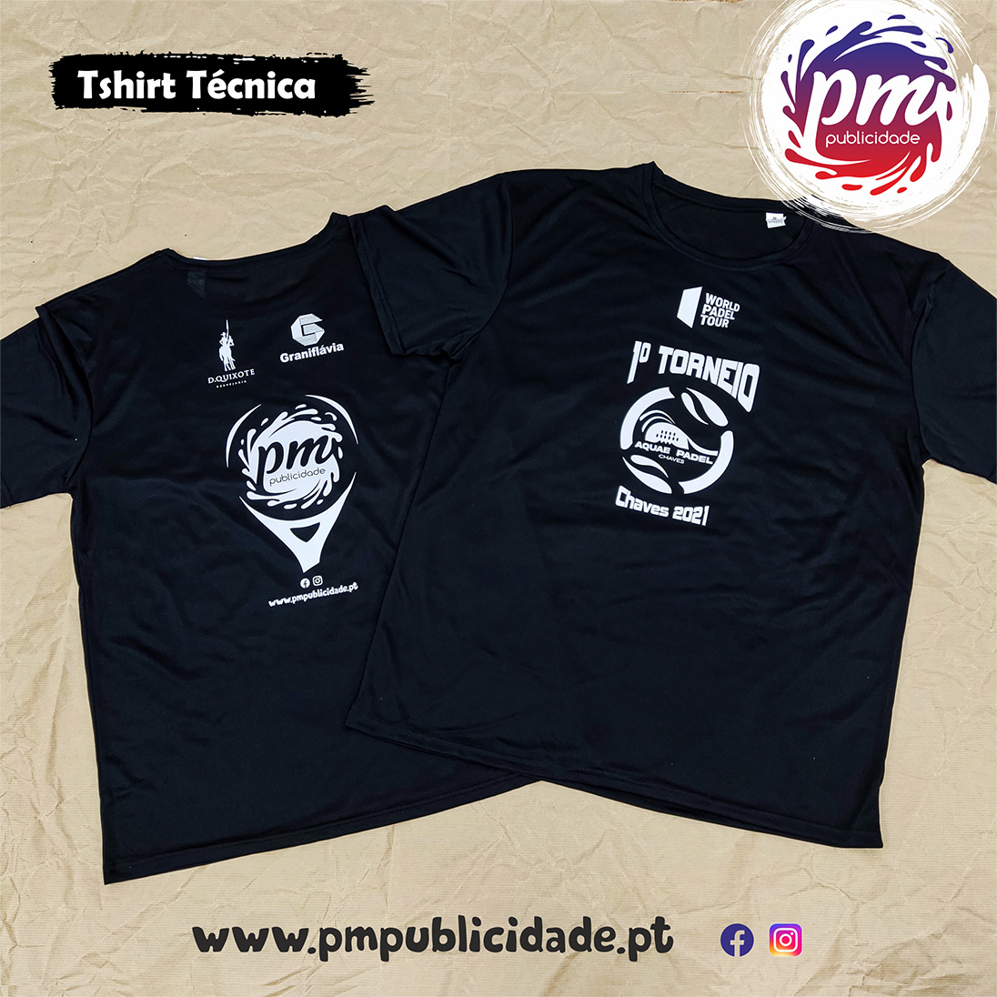 T-shirt 1º Torneio Aqua Padel